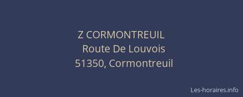 Z CORMONTREUIL