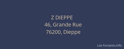 Z DIEPPE