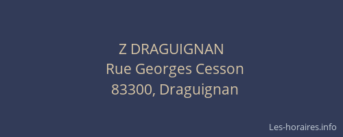 Z DRAGUIGNAN