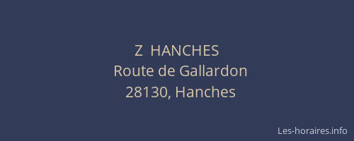Z  HANCHES