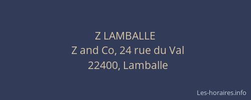 Z LAMBALLE