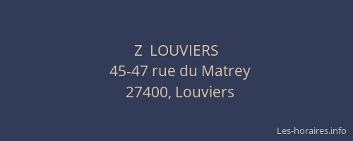 Z  LOUVIERS