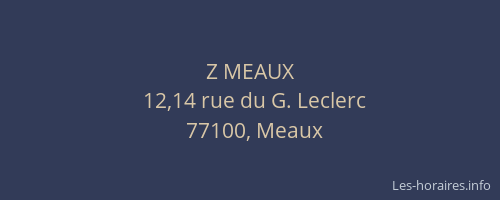 Z MEAUX