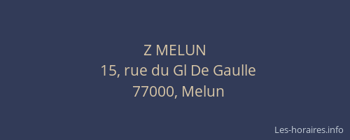 Z MELUN