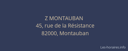 Z MONTAUBAN