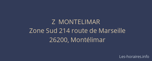 Z  MONTELIMAR