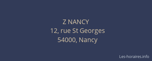 Z NANCY