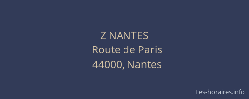 Z NANTES