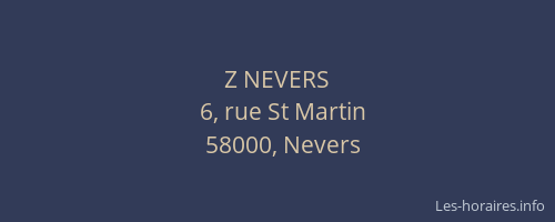 Z NEVERS
