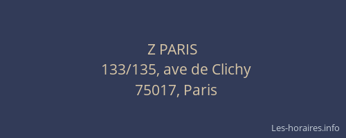 Z PARIS