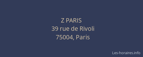 Z PARIS