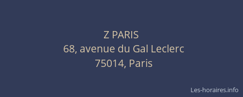 Z PARIS