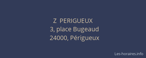 Z  PERIGUEUX