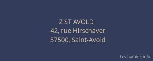Z ST AVOLD