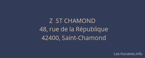 Z  ST CHAMOND