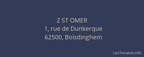 Z ST OMER