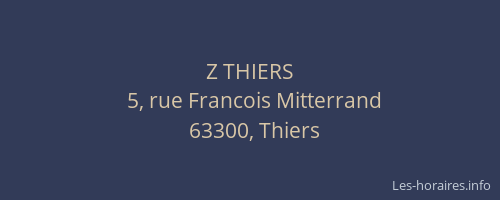Z THIERS