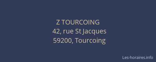 Z TOURCOING