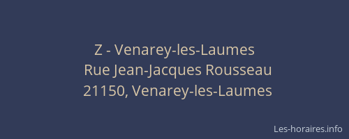 Z - Venarey-les-Laumes