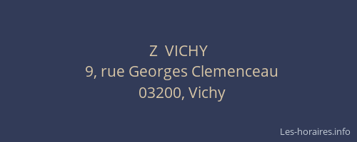 Z  VICHY