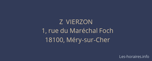 Z  VIERZON