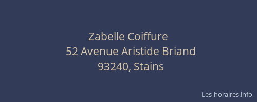 Zabelle Coiffure