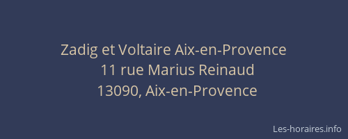 Zadig et Voltaire Aix-en-Provence