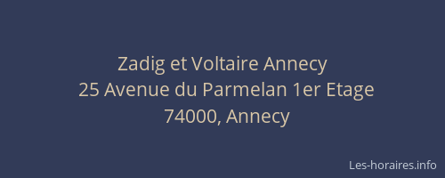 Zadig et Voltaire Annecy