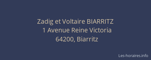 Zadig et Voltaire BIARRITZ