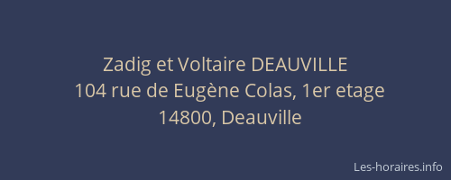 Zadig et Voltaire DEAUVILLE