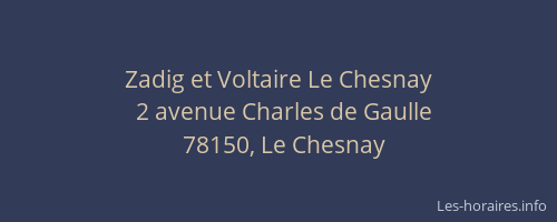 Zadig et Voltaire Le Chesnay