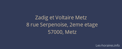 Zadig et Voltaire Metz