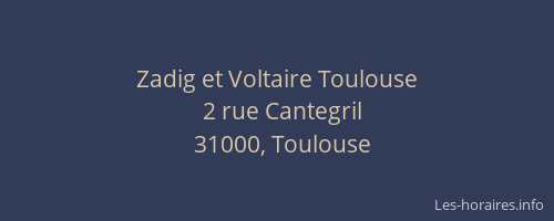 Zadig et Voltaire Toulouse