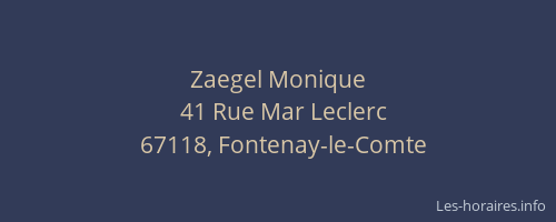 Zaegel Monique