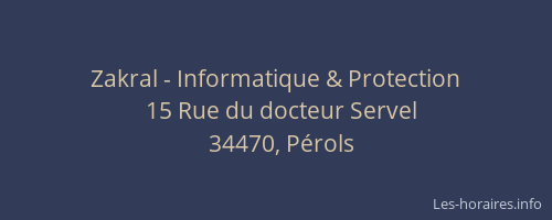 Zakral - Informatique & Protection