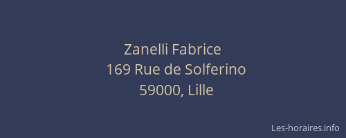 Zanelli Fabrice
