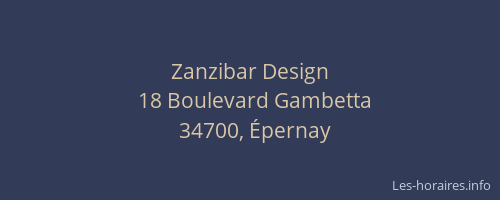 Zanzibar Design