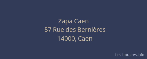 Zapa Caen