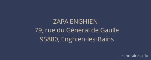 ZAPA ENGHIEN