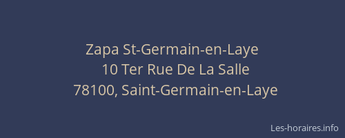 Zapa St-Germain-en-Laye