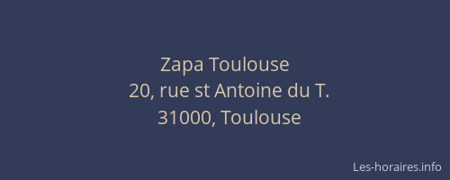 Zapa Toulouse