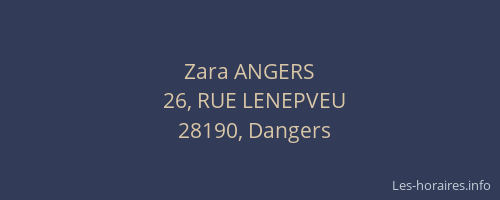 Zara ANGERS