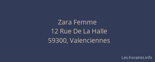 Zara Femme