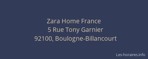Zara Home France