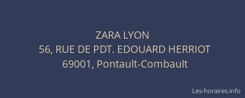 ZARA LYON