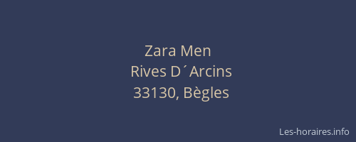 Zara Men