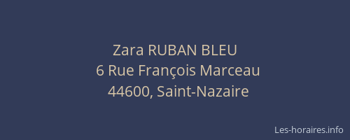 Zara RUBAN BLEU