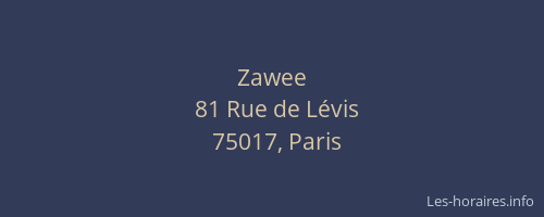 Zawee