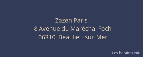 Zazen Paris