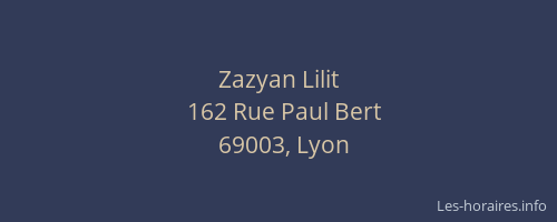 Zazyan Lilit